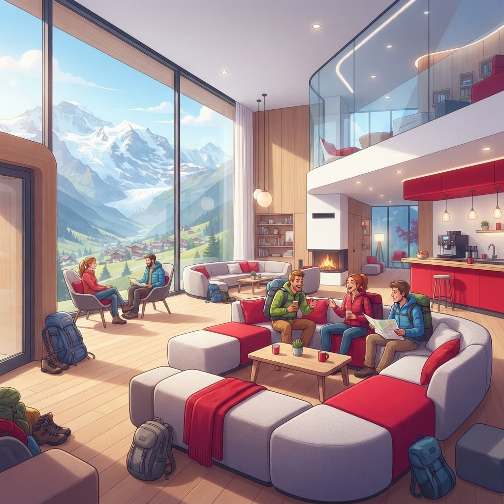 Top 10 Best Hostels in Switzerland