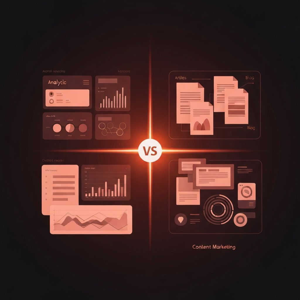 Digital Marketing vs Content Marketing