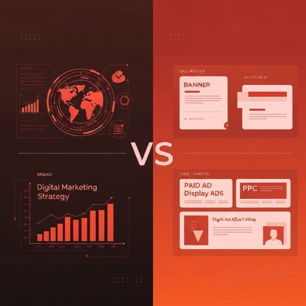 Digital Marketing vs Digital Advertising