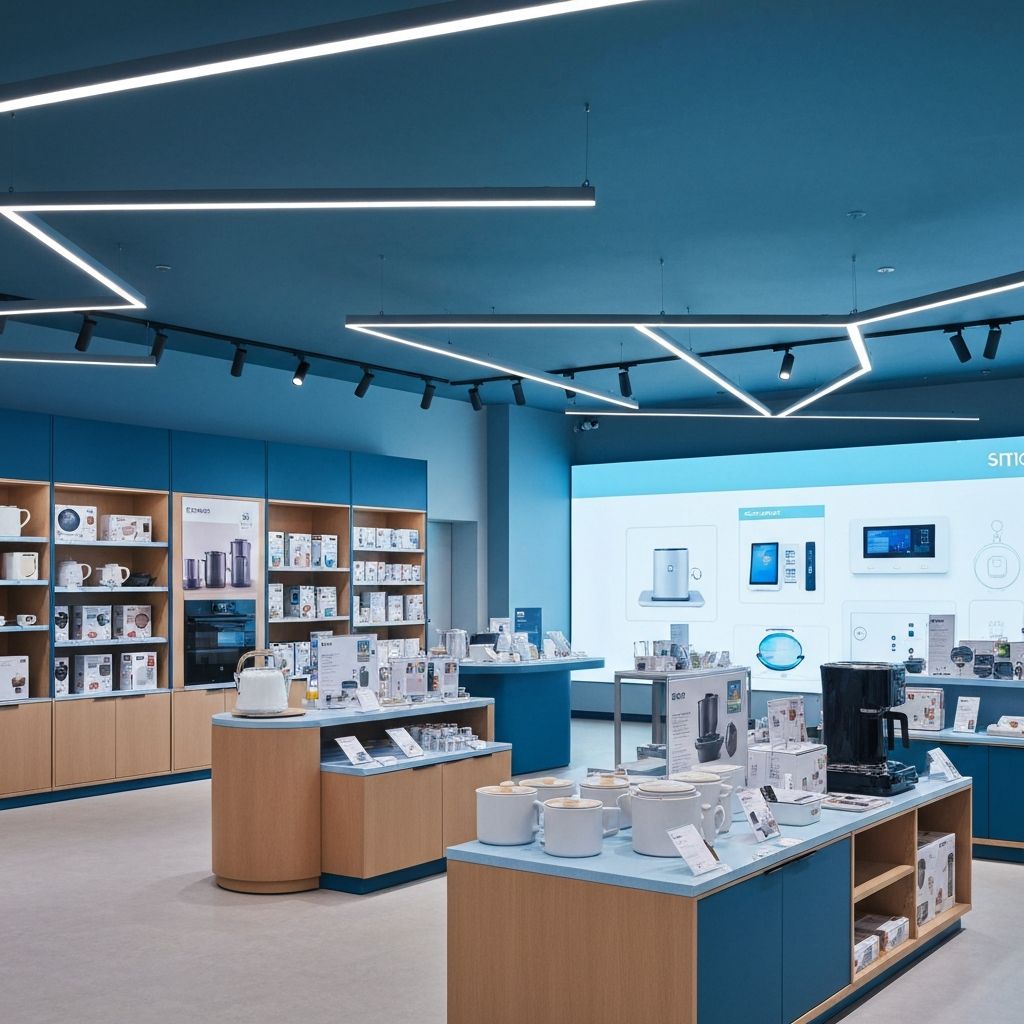 Electronic Setting on a Floor Model