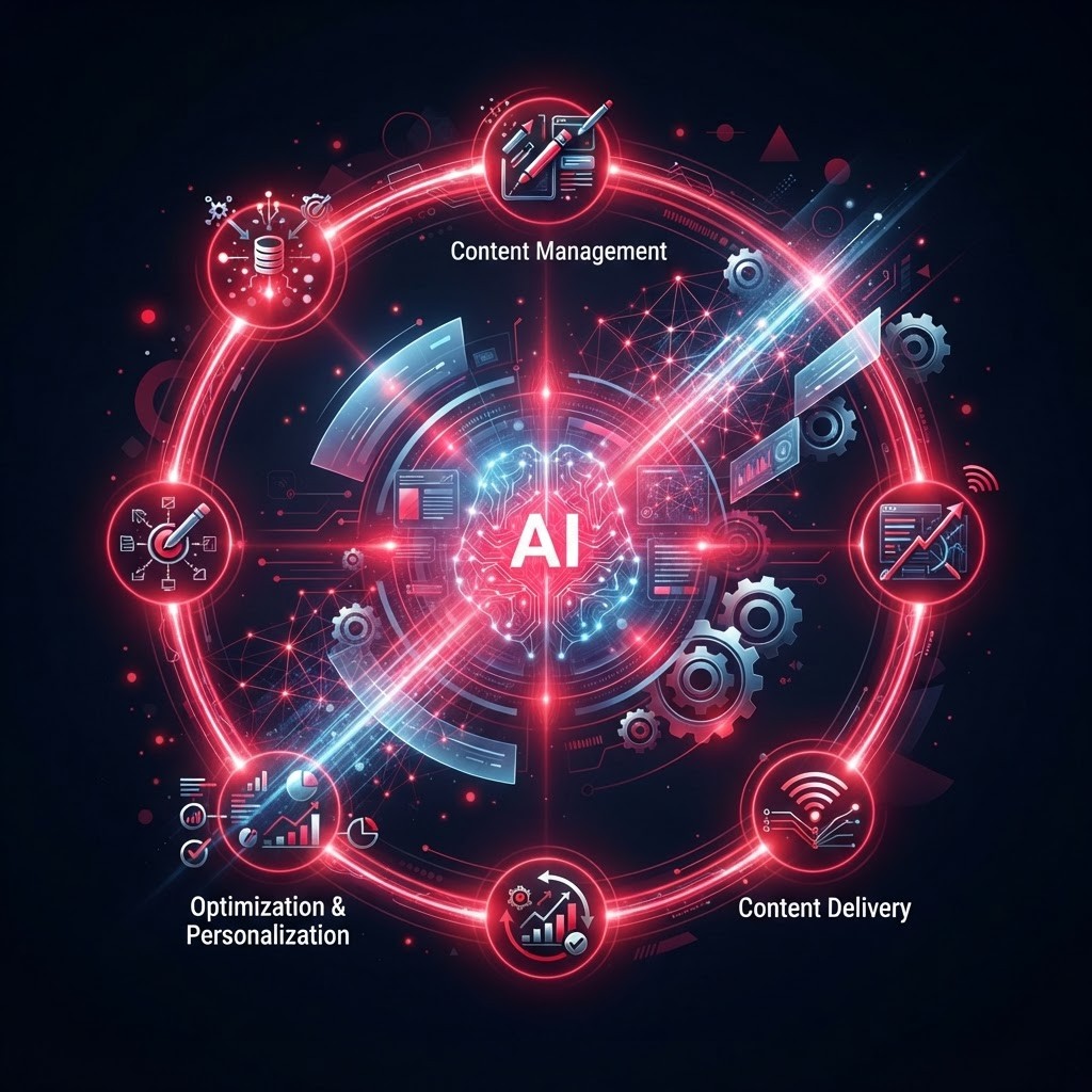 How Leading CMS Platforms Use AI in Marketing Content Lifecycle
