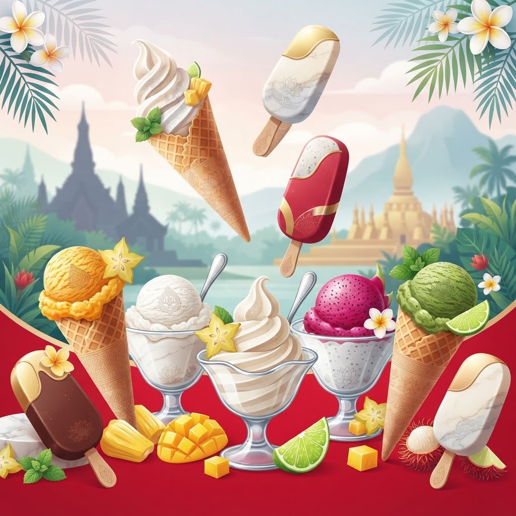Top 10 Best Ice Cream Brands in Laos