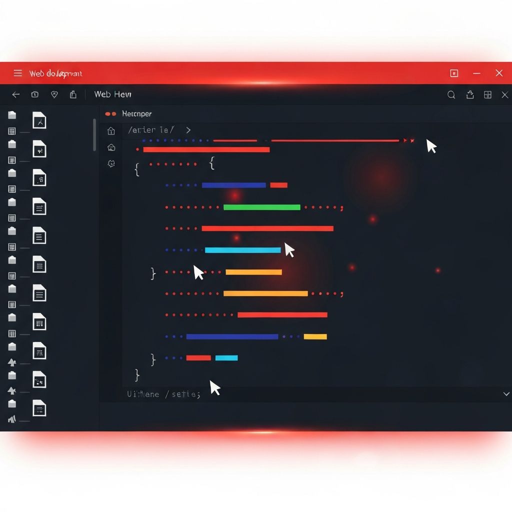 Web Development Text Editor
